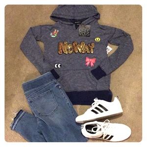 Appliqué hoodie from Miss Chievous